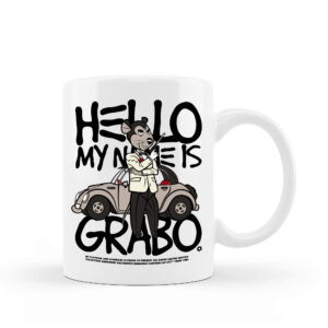 BP Clothing x Macskafogó My Name is Grabo Bögre
