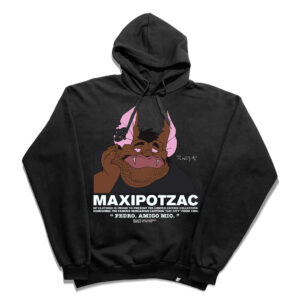 BP Clothing x Macskafogó Maxipotzak Black Hoodie